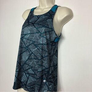 Champion Teal and Black Mesh Athletic Tank Small *coupon eligible Sz Sm